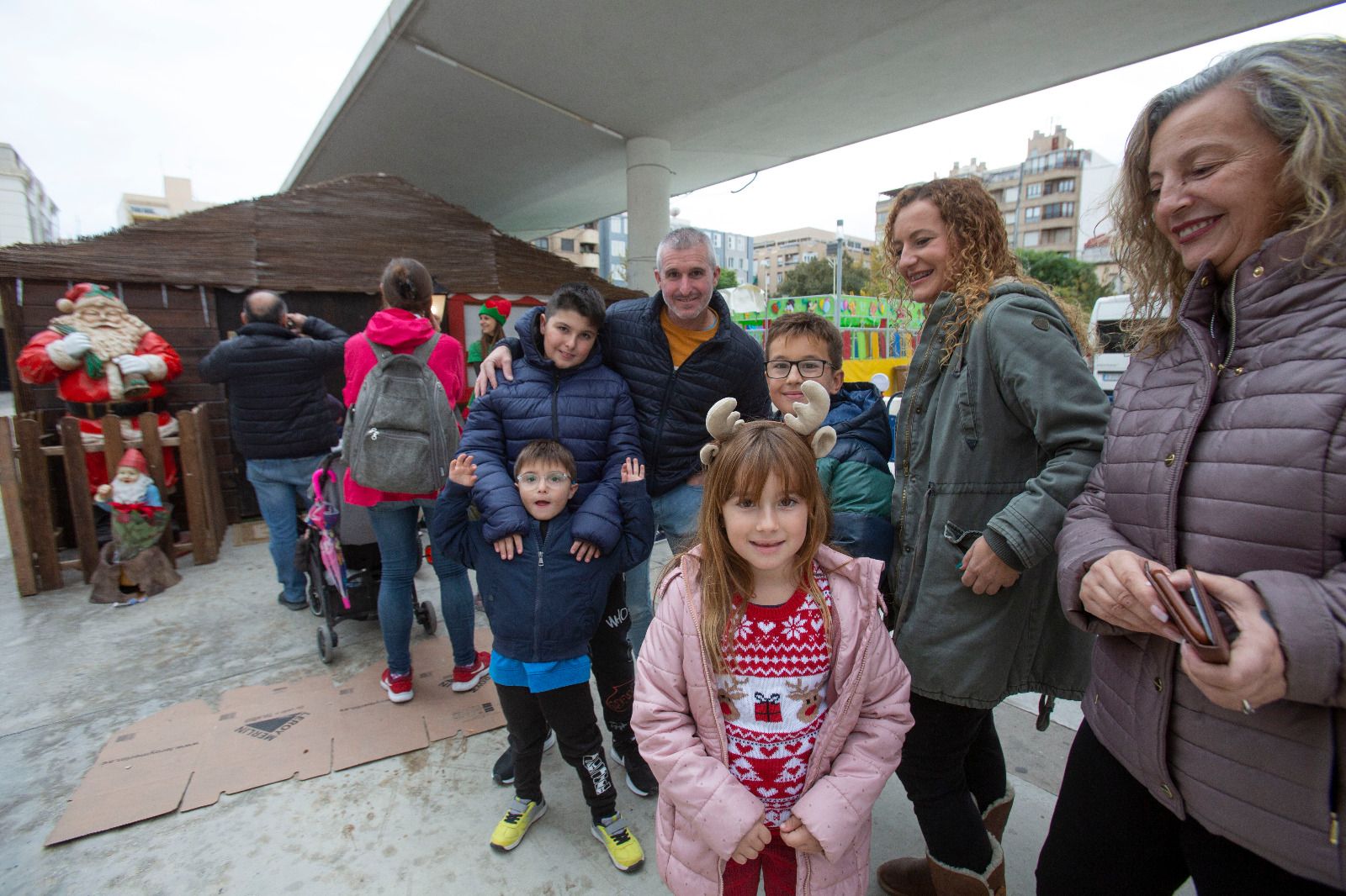 La Casa de Papá Noel recibe a los primeros niños