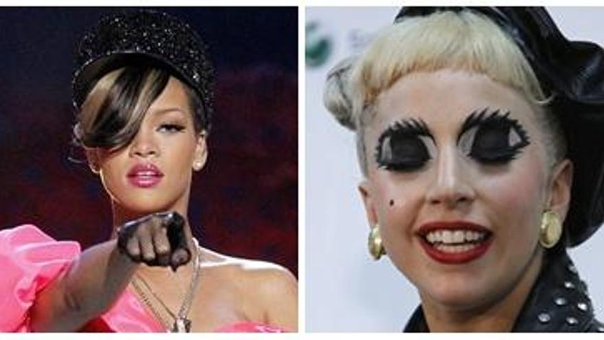 Rihanna y Lady Gaga.