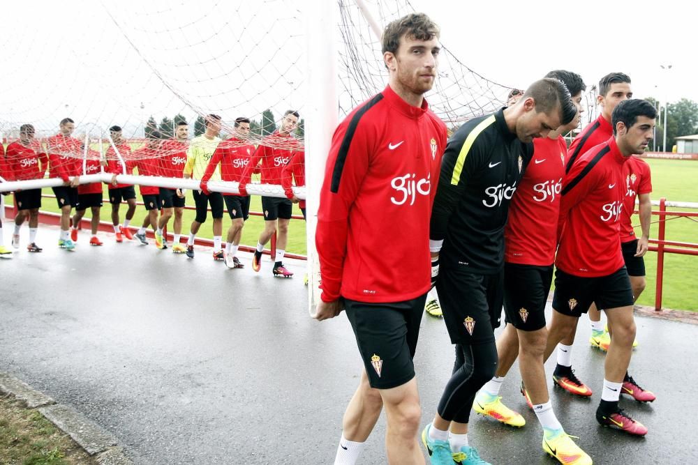 Entrenamiento del Sporting