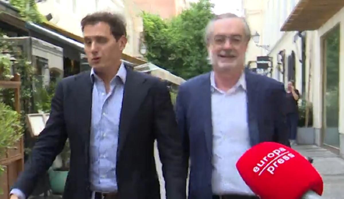 Albert Rivera y José Manuel Villegas.