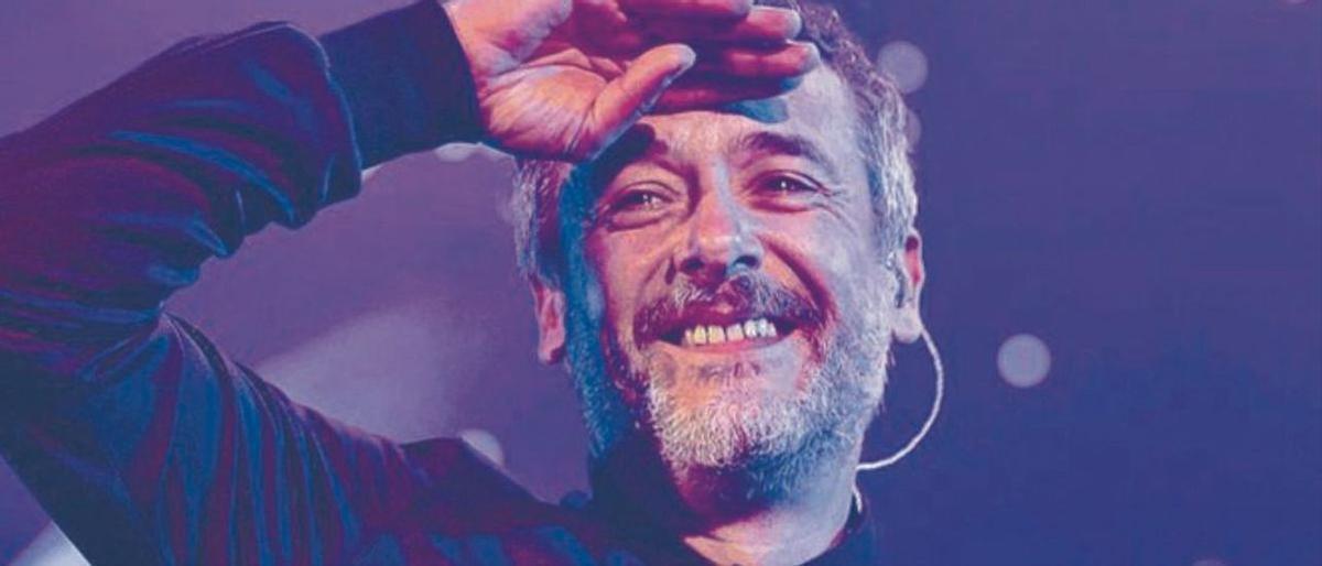 Balmes, en un concierto en Barcelona.