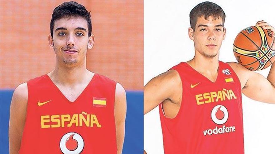 Marc García y Willy Hernangómez, internacionales en categorías inferiores con España.