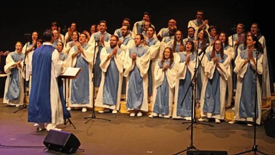 Una actuación del Coro Blau.