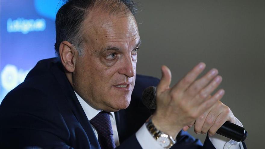 Javier Tebas habla de «prácticas económicas prohibidas» en el Córdoba