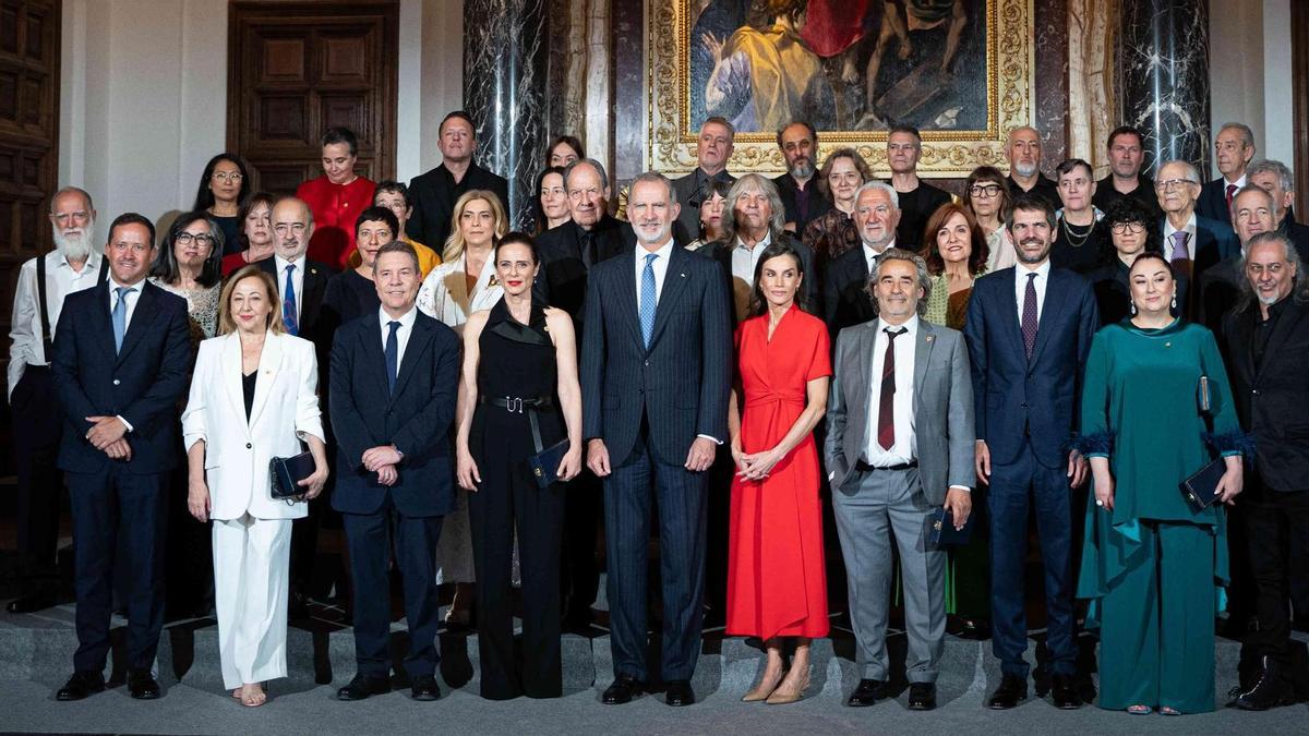 Acto de entrega de las Medallas de Oro al Mérito en Bellas Artes en Toledo.