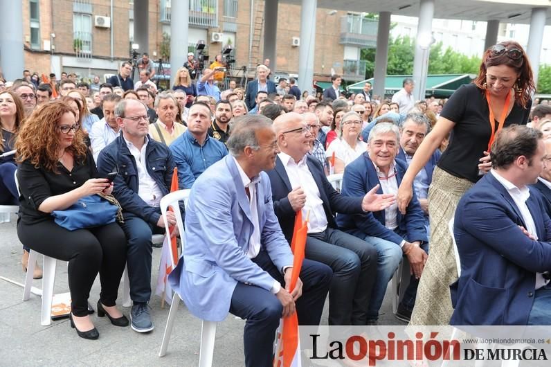 Albert Rivera, líder de Ciudadanos, en Murcia