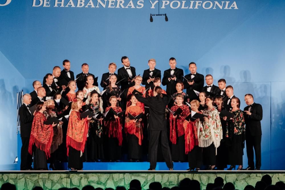 Coros de Rusia, Polonia e Indonesia participaron en la primera velada de competición del Certamen Internacional de Habaneras y Polifonía de Torrevieja