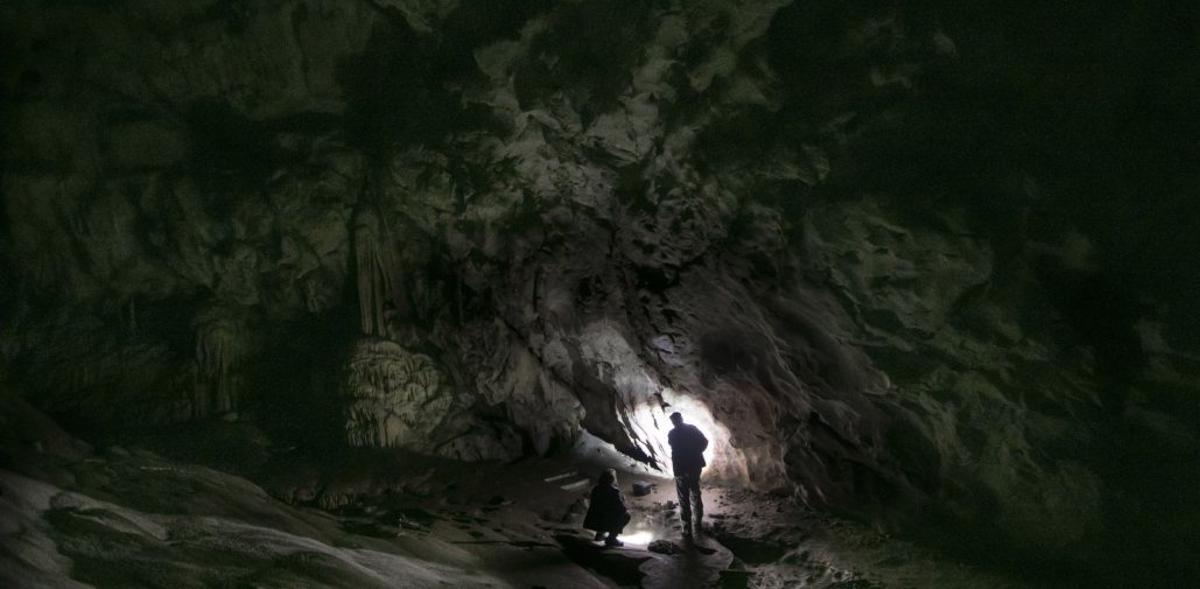Interior de la cueva de El Llonin, en Peñamellera Alta | miki lópez