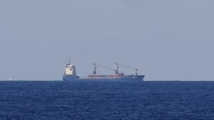 El buque Borkum llegando al puerto de Cartagena, a 16 de mayo de 2024, en Cartagena, Región de Murcia (España)