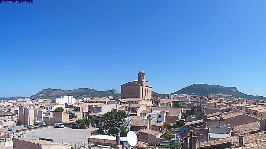 Blauer Himmel über Mallorca.