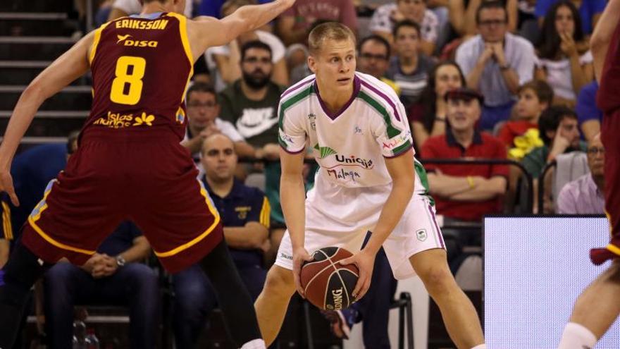 Salin, en su debut con el Unicaja.