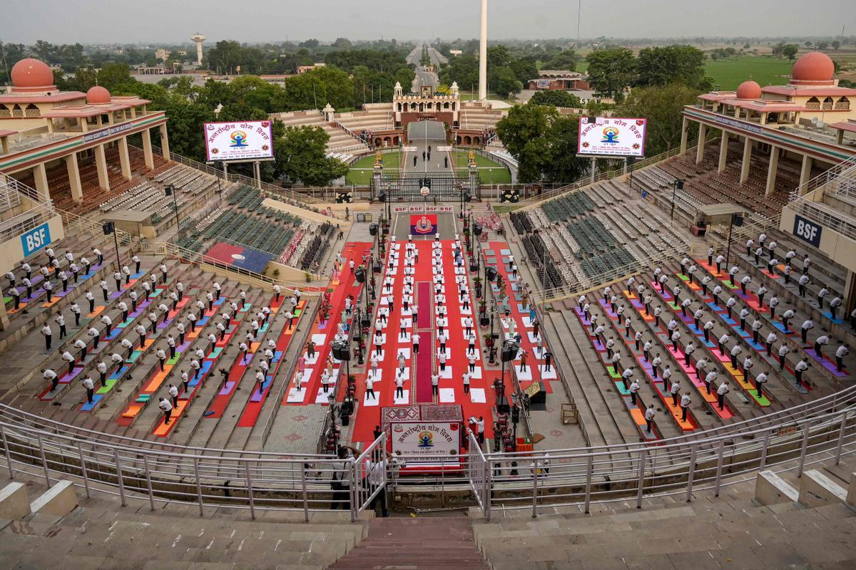 Día Internacional del Yoga en la India