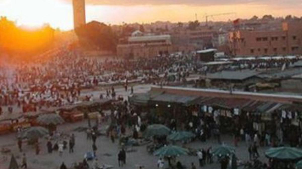 Plaza de Jemaa en Marrakech.