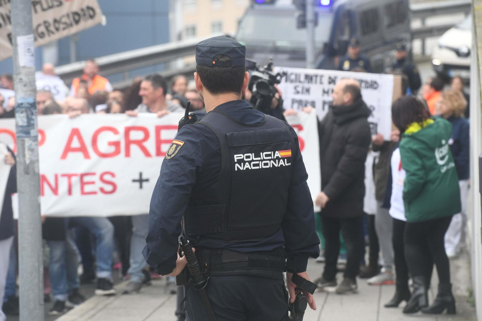 Protesta en el Chuac por agresiones a personal sanitario