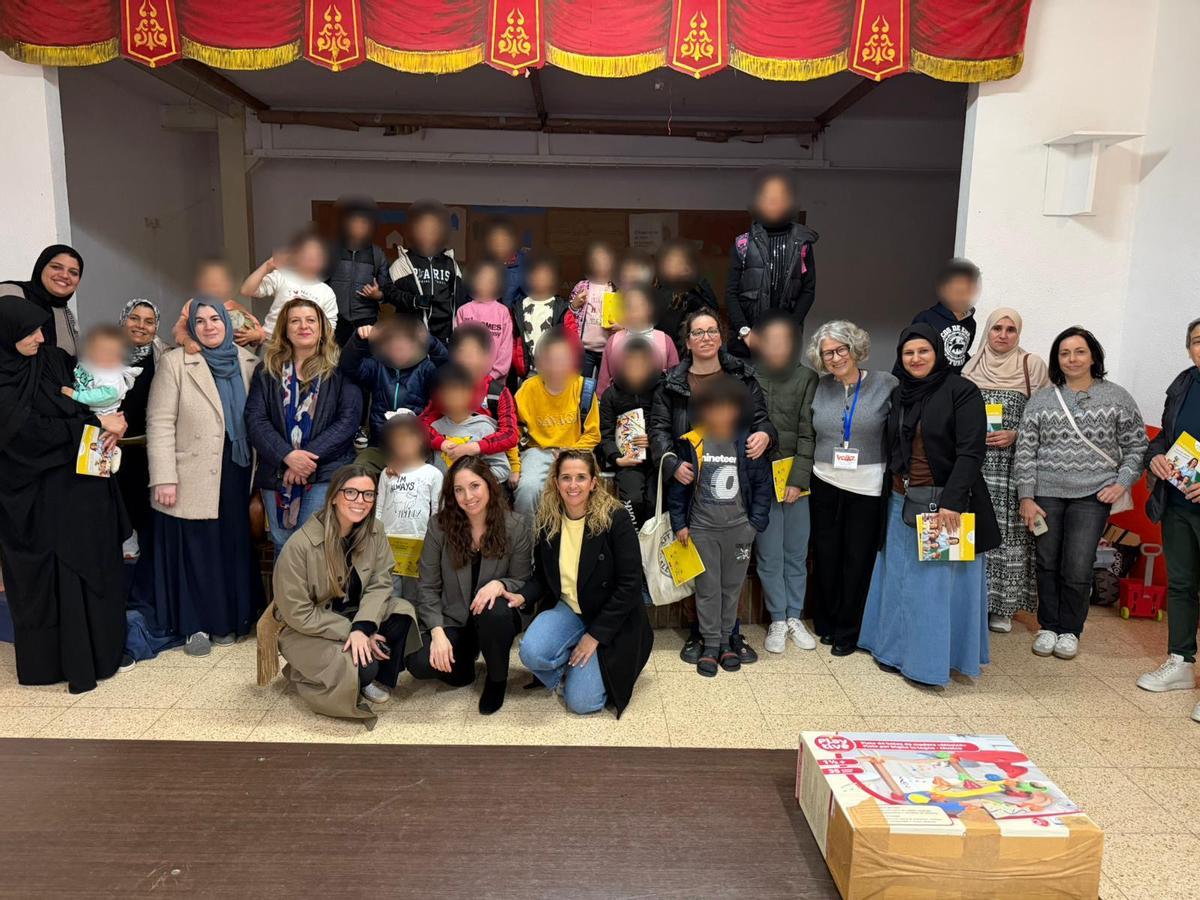 Imagne del taller, dirigido a los menores del programa de refuerzo escolar que coordina Volk2.