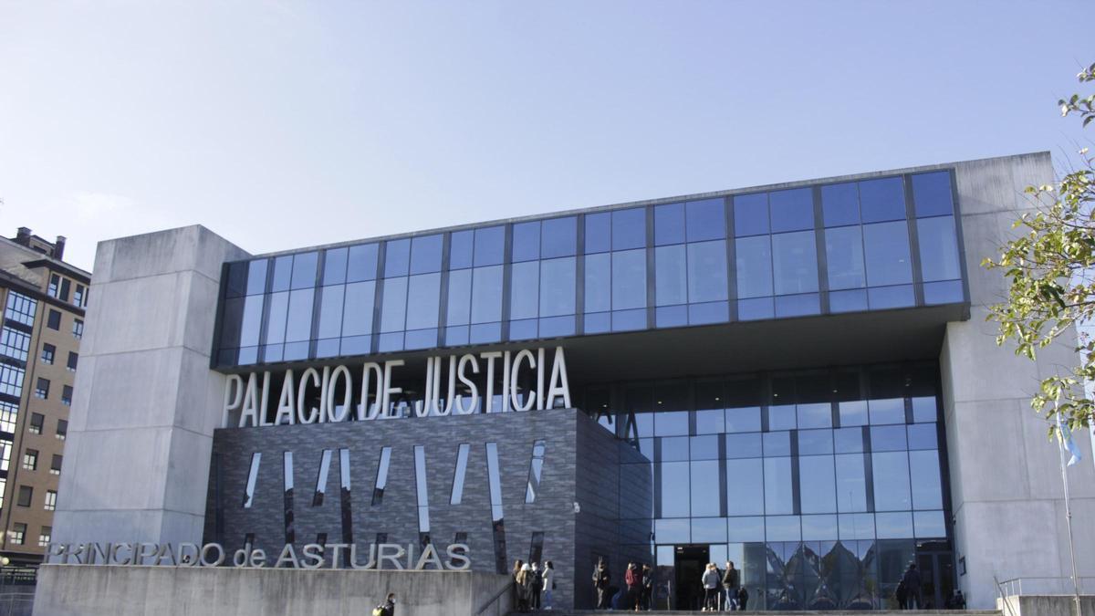 Una vista del Palacio de Justicia.