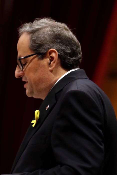 Ple d'investidura de Quim Torra