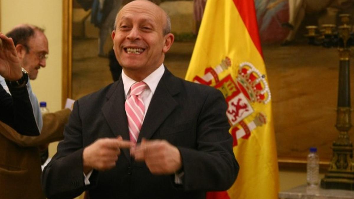 El ministro de Educación, José Ignacio Wert.