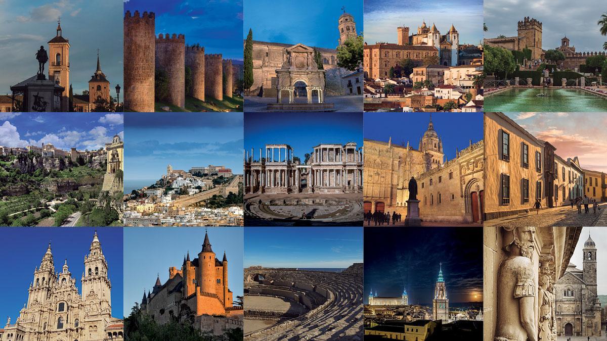 Un viaje extraordinario a las 15 Ciudades Patrimonio de la Humanidad