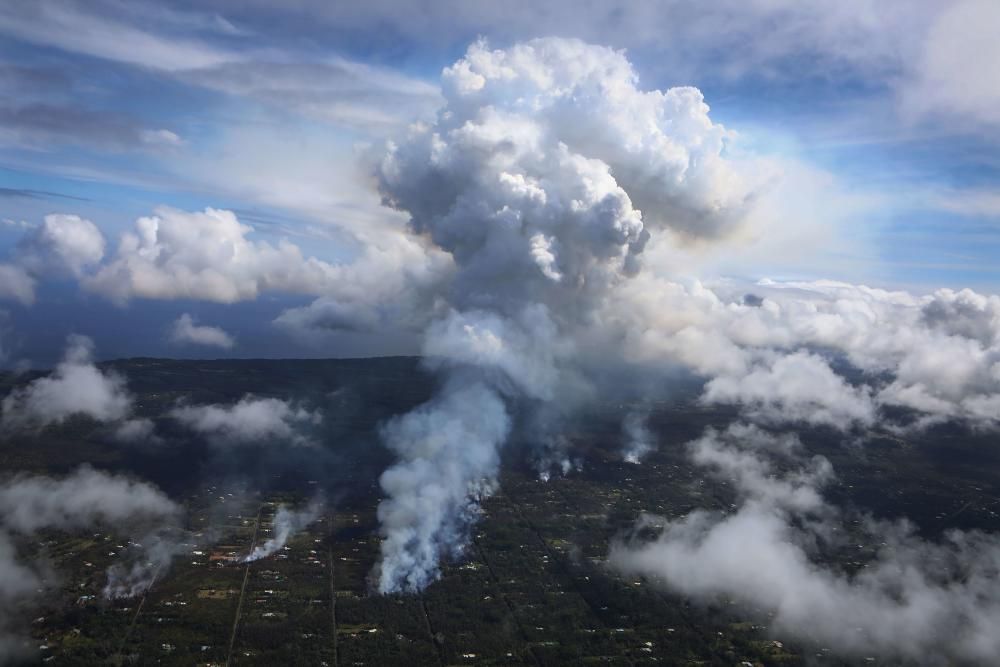 Erupción del volcán Kilauea en Hawái