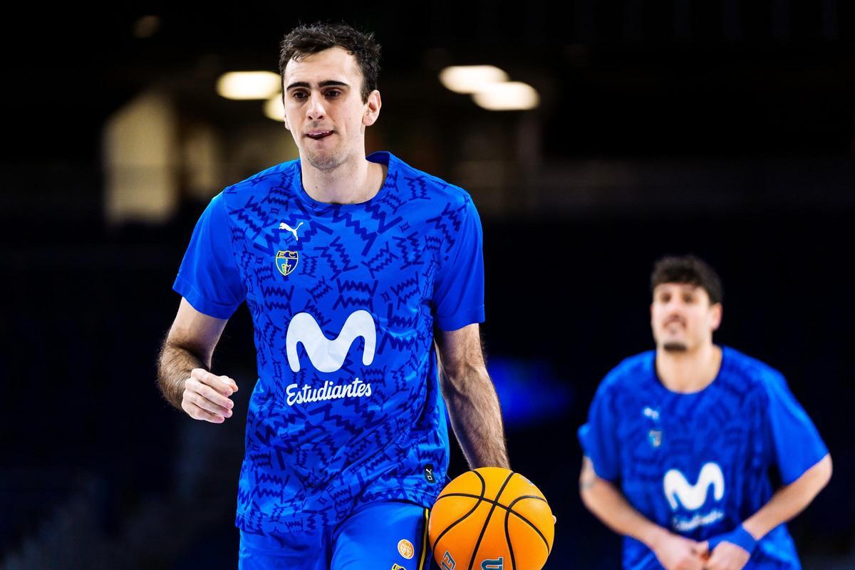 Vaulet, en la previa de un partido