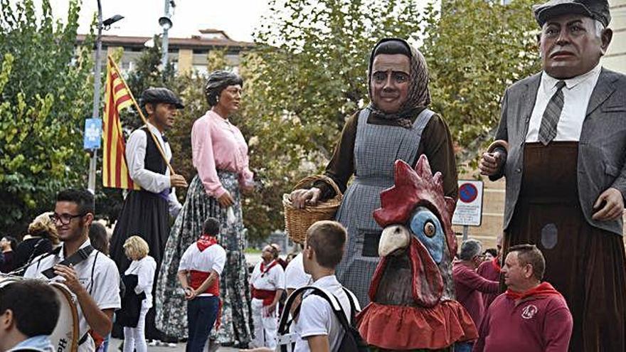 Trobada de gegants del Berguedà i el Bages de l&#039;any 2017, celebrada a Manresa