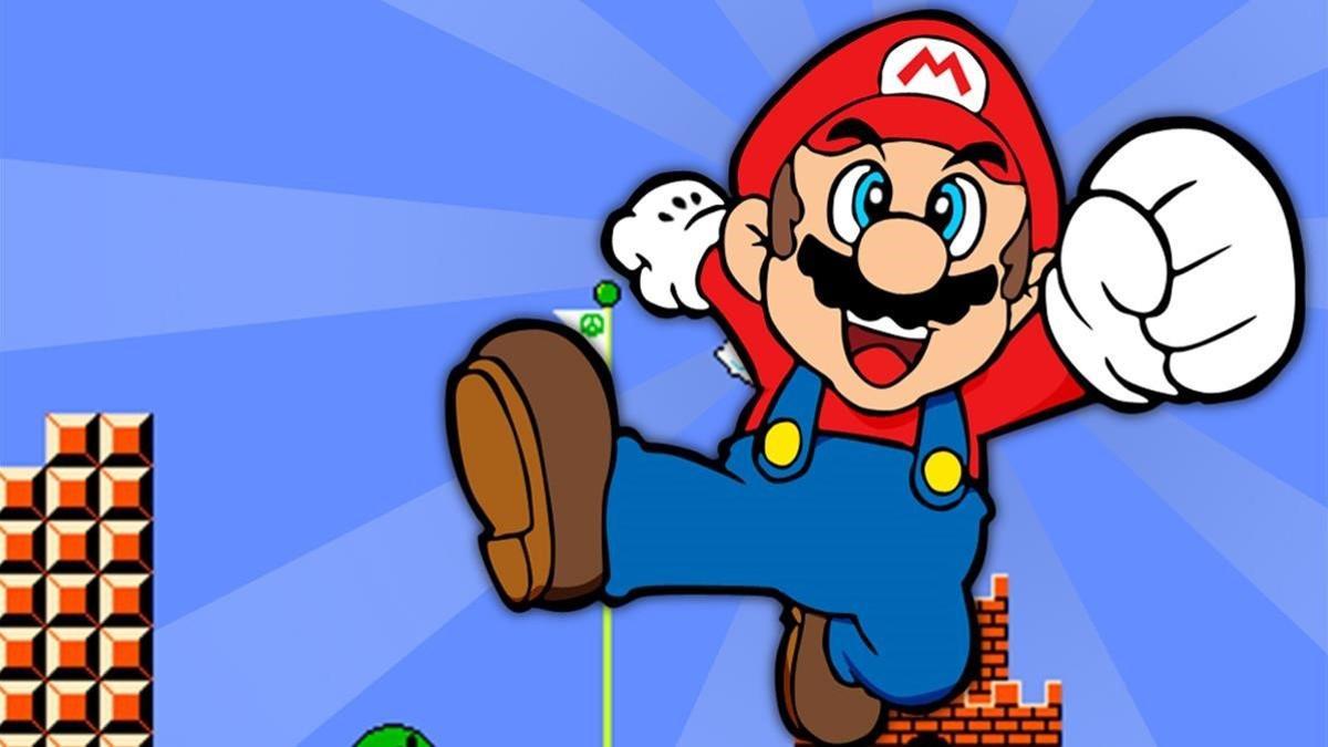 El famoso fontanero de Nintendo Mario Bros.