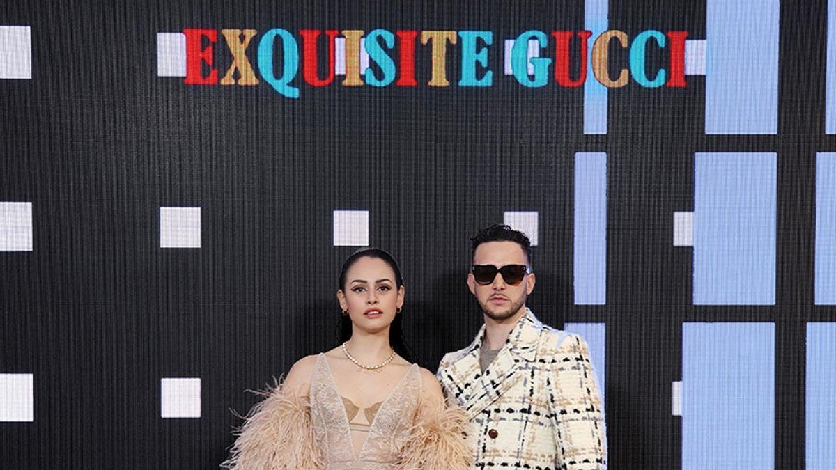 C Tangana en el front row de Gucci