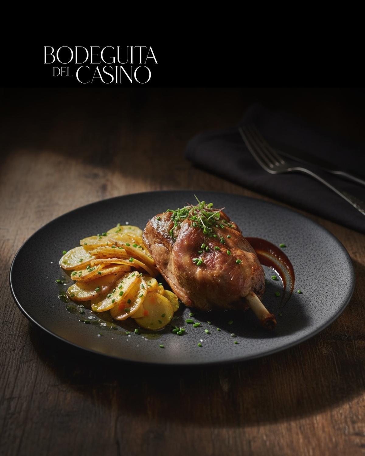 Un plato de Bodeguita del Casino.