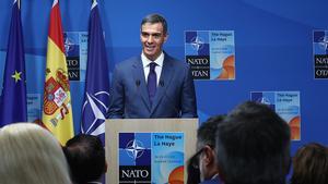 Rueda de prensa de Pedro Sánchez tras la cumbre de la OTAN