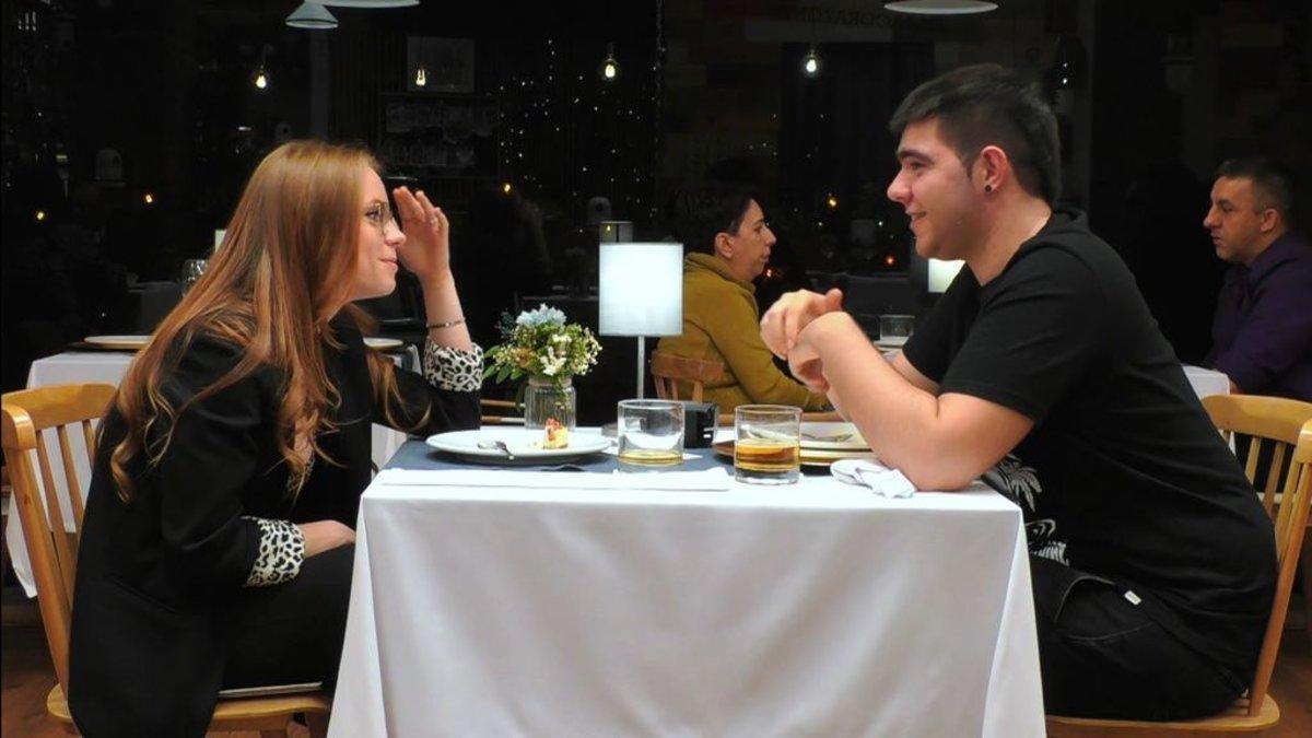 Anastasia y Mario en 'First Dates'