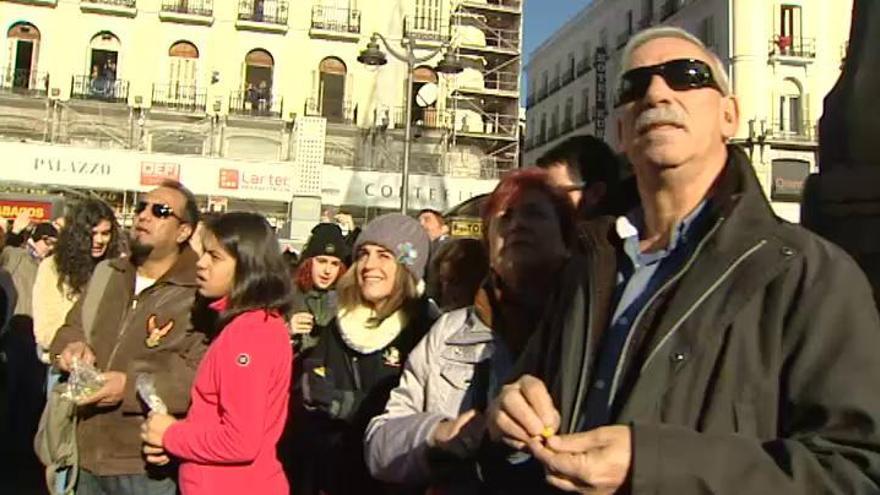 El fin de año se adelanta en la Puerta del Sol