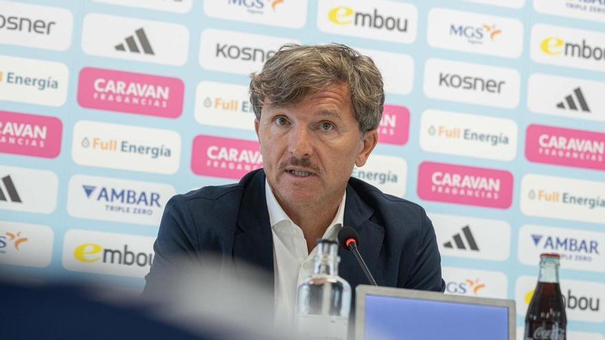 Lalo Arantegui, director deportivo del Real Zaragoza: "Estoy satisfecho con el mercado porque las opciones prioritarias están aquí"
