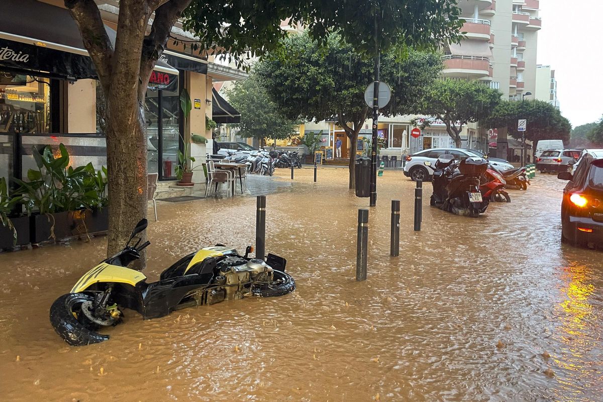 Lluvias torrenciales e inundaciones en Ibiza