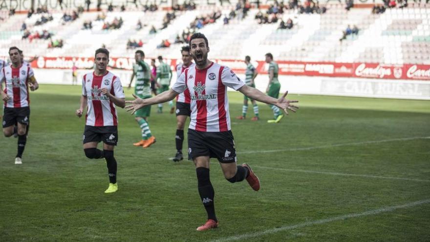 Murci celebra un gol durante la pasada temporada