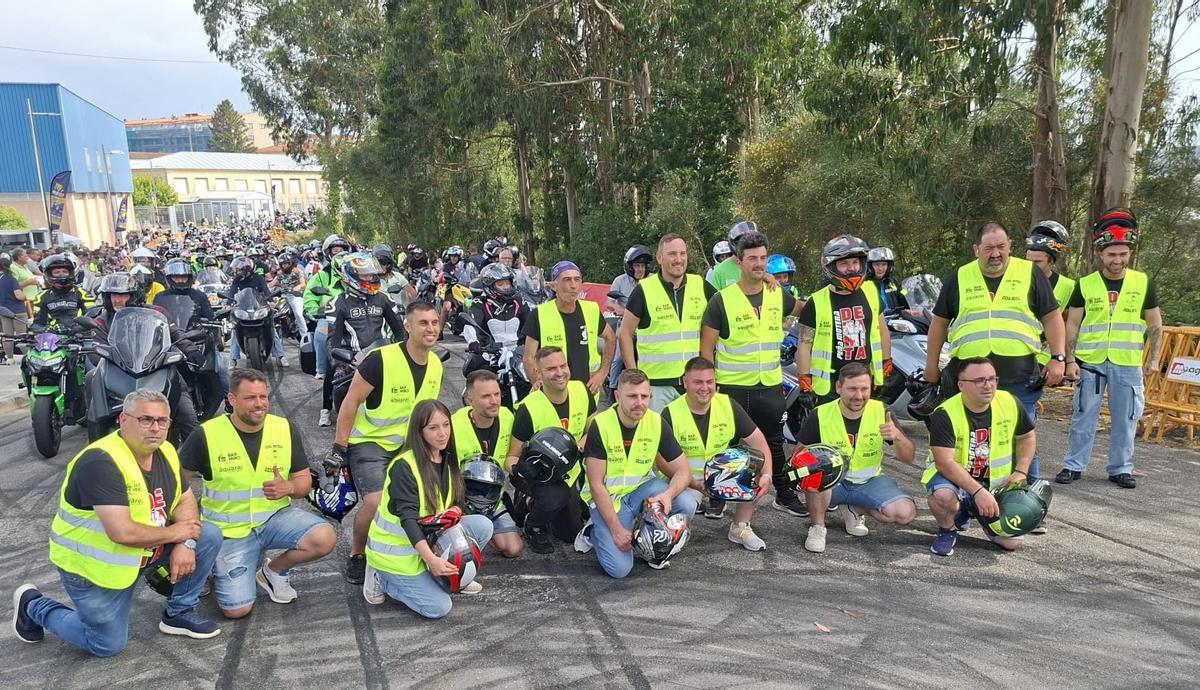 Un grupo de participantes en la concentración.