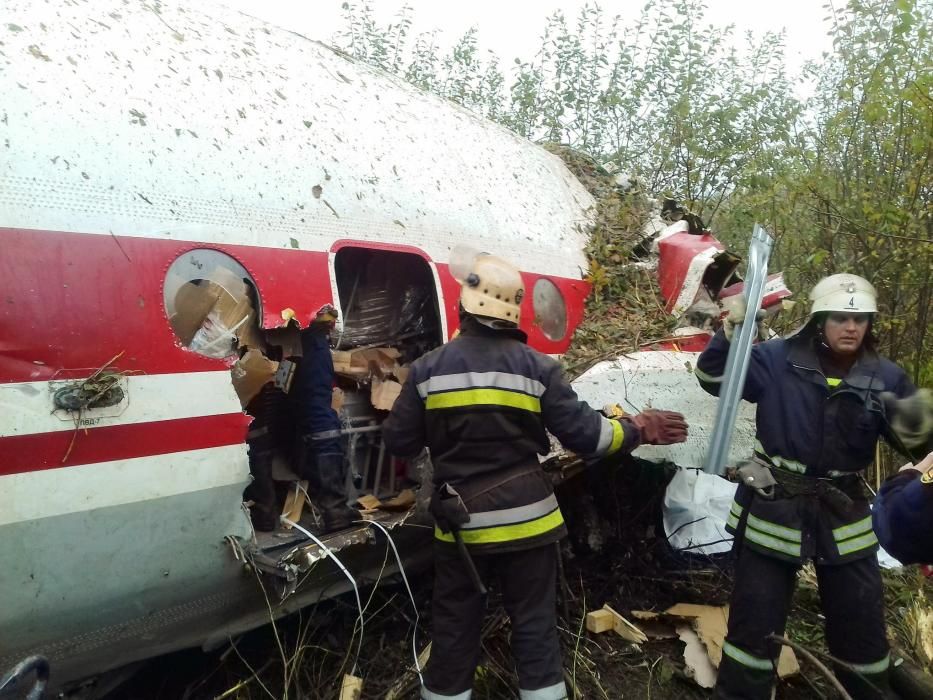 Accidente aéreo en Ucrania de un avión procedente