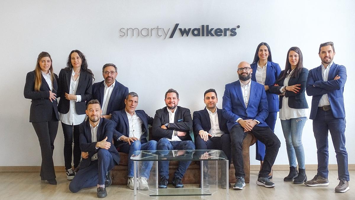 El equipo profesional de la aceleradora Smarty Walkers.