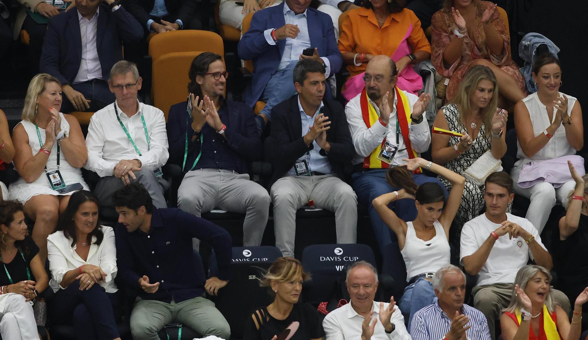 Los famosos que se han dado cita en La Fonteta en la Copa Davis