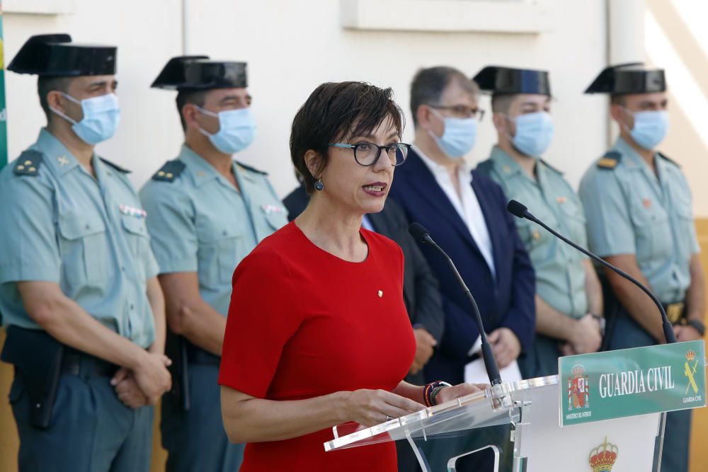 La directora general de la Guardia Civil, María Gámez, informa de la Operación Face MaskSK,