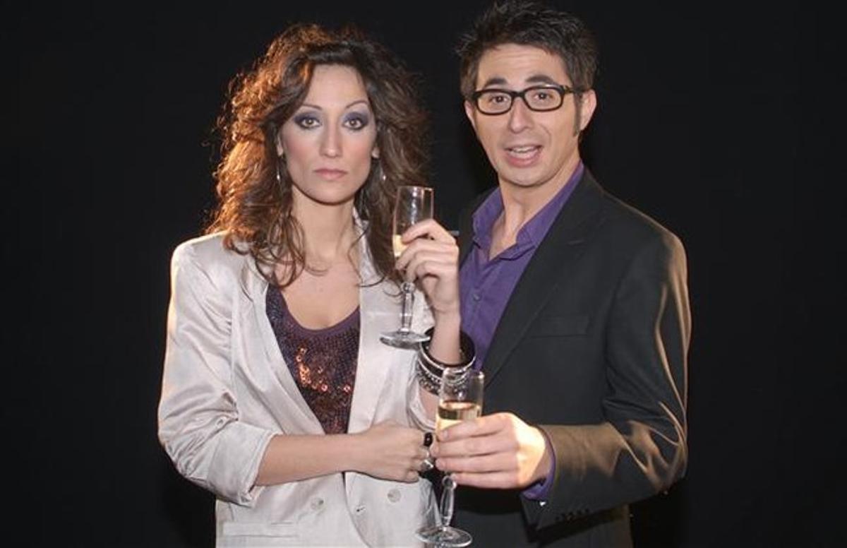 Ana Morgade i Berto Romero, en un Cap d’Any de La Sexta. Ana Morgade i Berto Romero, en un Cap d’Any de La Sexta.