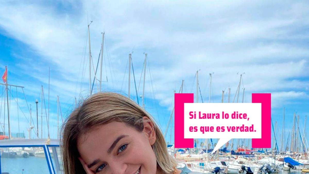 Laura Escanes de 'vacas' en Mallorca