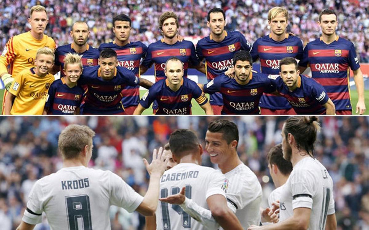 FC Barcelona y Real Madrid mantienen plantillas de lujo