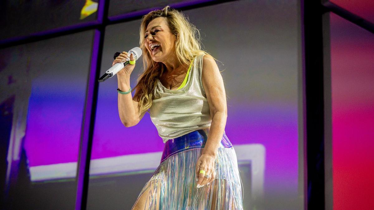 Amaia Montero en su regreso con La oreja de Van Gogh.
