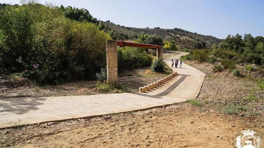 Culminan las obras del camino del pantano del Martín Gonzalo de Montoro