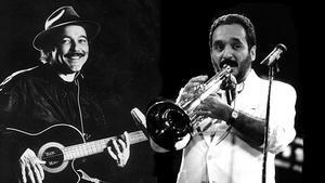 Rubén Blades (izquierda) y Willie Colón.