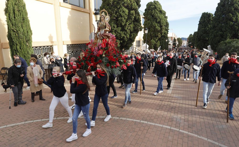 Faura disfruta de la Pujà de Santa Bárbara.