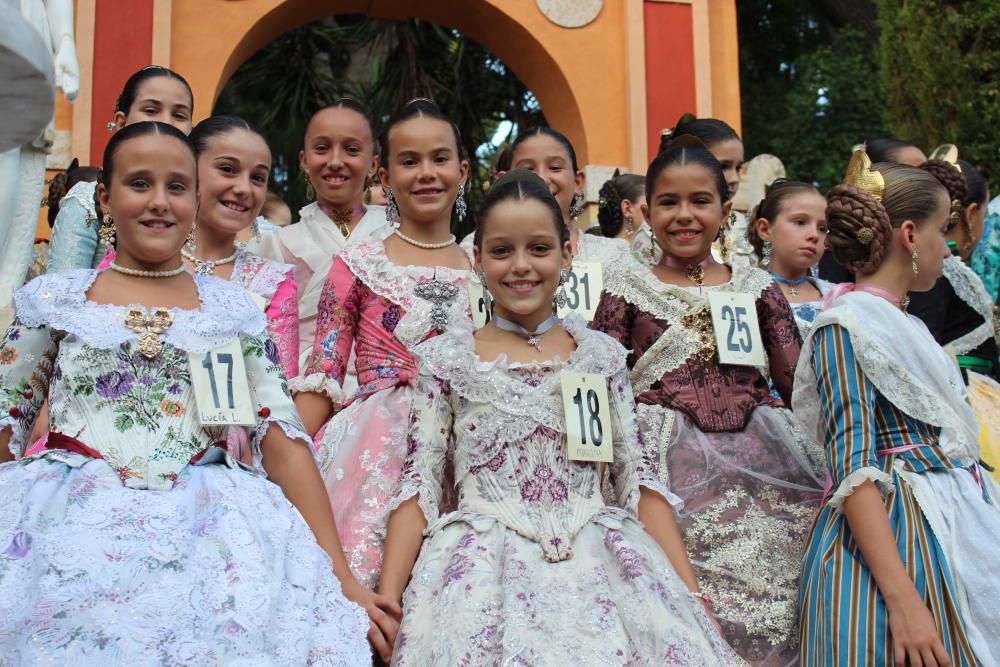 Los Jardines de Monforte acogieron la prueba de las infantiles con moño único