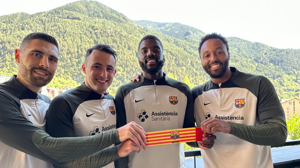 Blaz Janc se une al grupo de capitanes del Barça