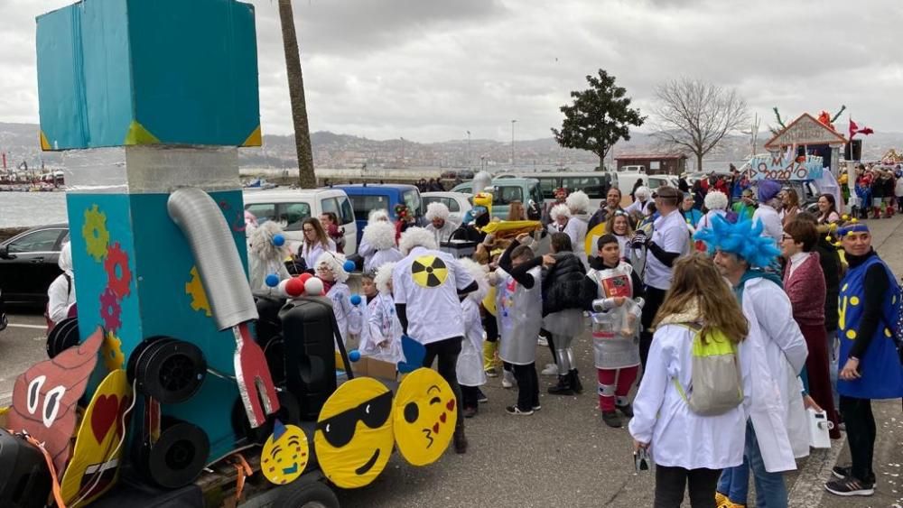 Moaña, Aldán y Bueu dicen adiós a sus carnavales con altas dosis de humor y originalidad.